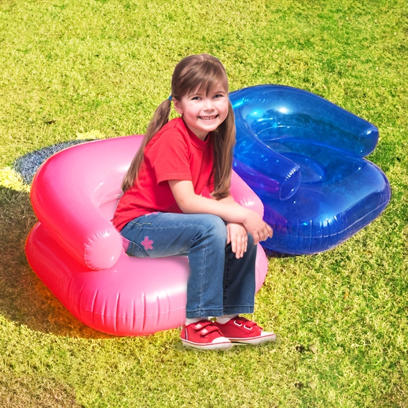 Kids Outdoor Lounger Chair - ソファ,ビーチ,キャンプ,子供用のポータブルトラベルシート用のエアソファ,ブローチェア,屋外プレイアクセサリー