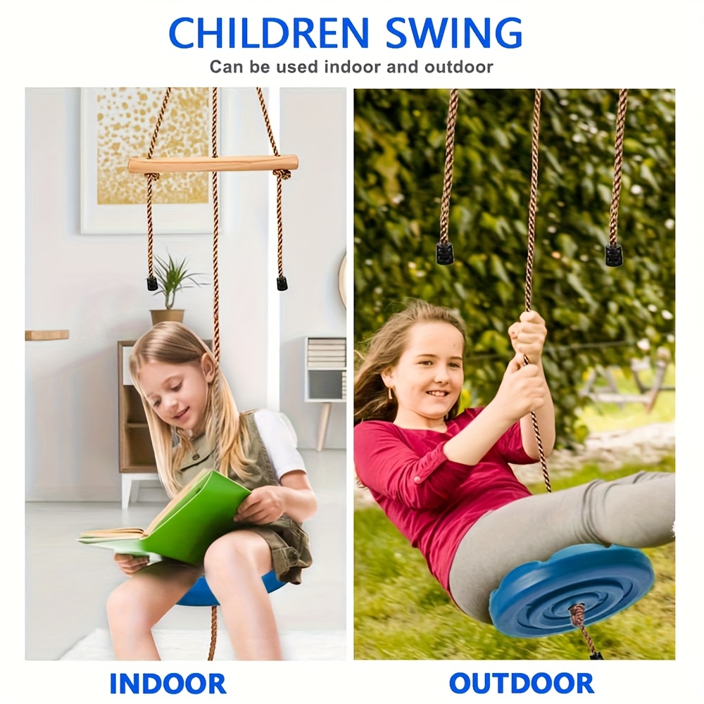 Kids Outdoor Monkey Bar Set - 屋外用モンキーバー丸型ブランコ、3-in-1子供用遊具ブランコセット、屋外遊びに最適な選択肢