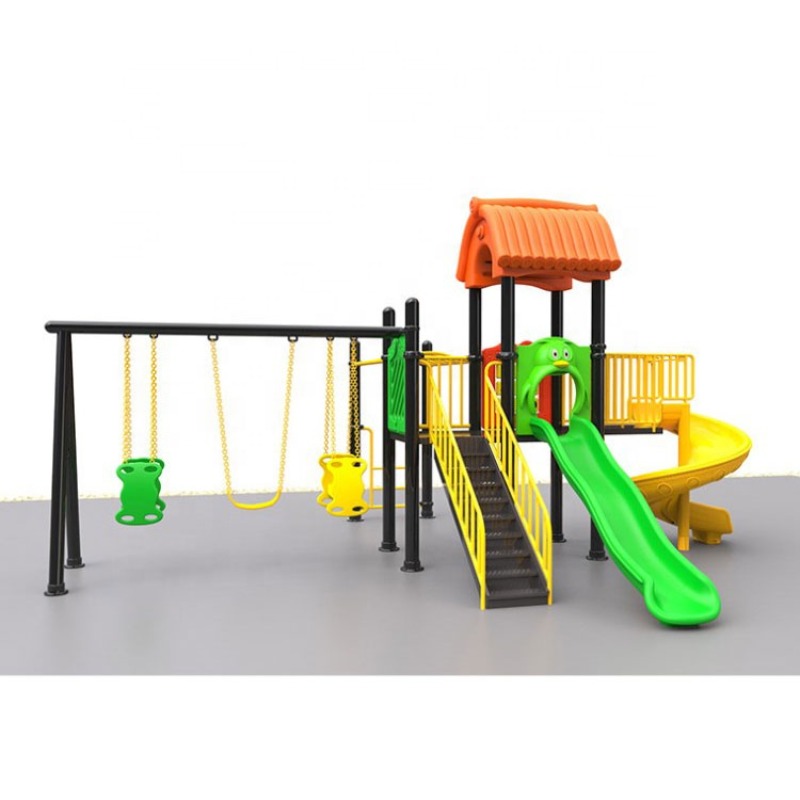 Kids Outdoor Swing Set With Slide - 卸売価格の子供用屋外遊具ブランコと滑り台セット