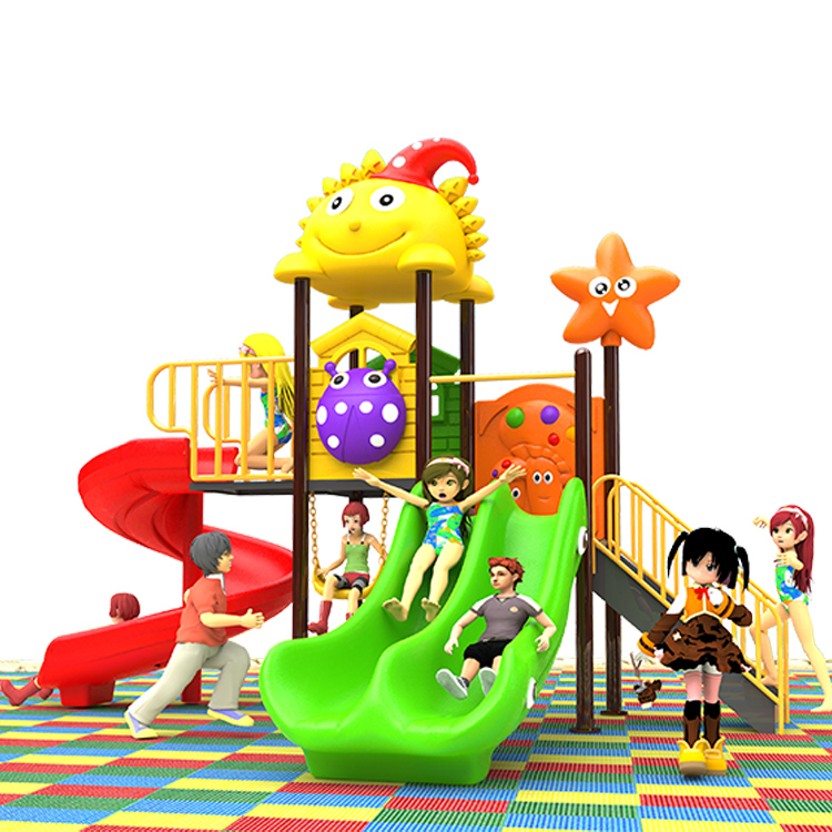 Kids Outdoor Swing Set With Slide - 大型屋外遊具 子供用金属製プラスチック製滑り台 プレイハウス 裏庭クライミングブランコ 階段滑り台 キッズパーク遊具