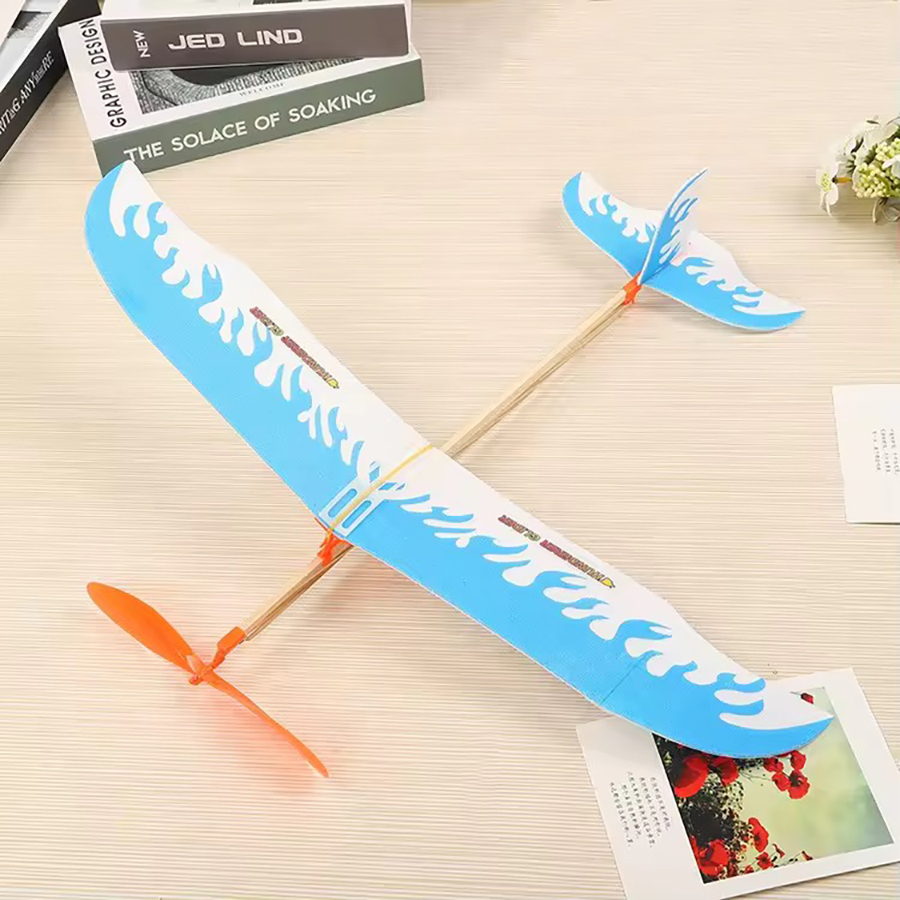 DIYゴムバンド飛行機動力付きグライダー航空機キット飛行ゲー - Kids Outdoor Games のレビューと価格