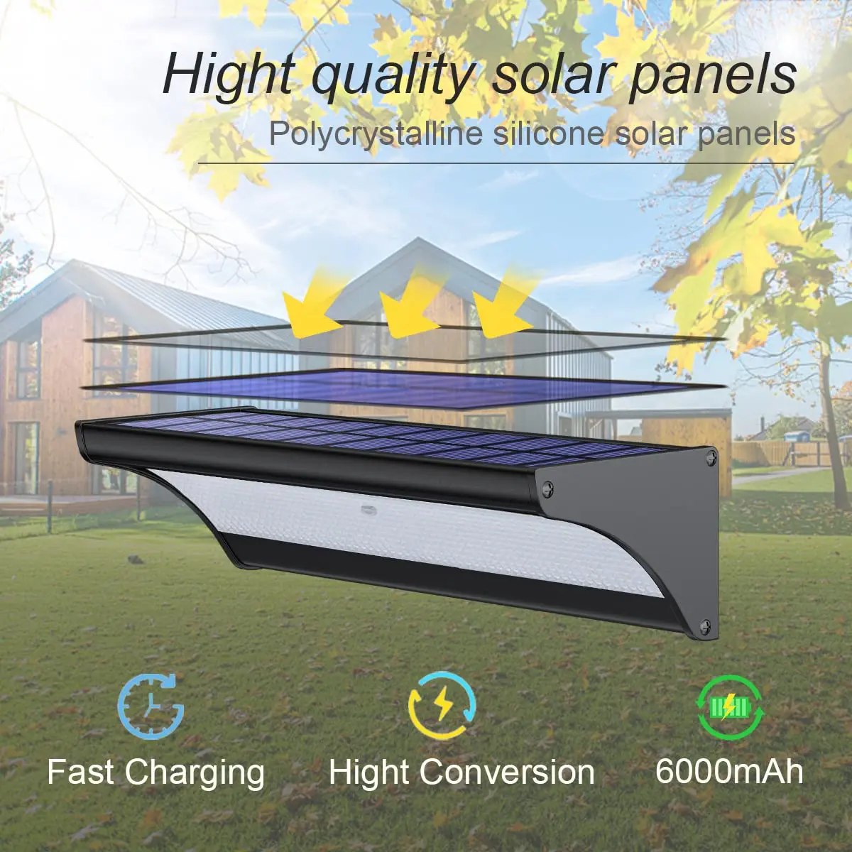 60/48Led 屋外ソーラーウォールライトソーラーフラッド - Balance Beam Outdoor のレビューと価格