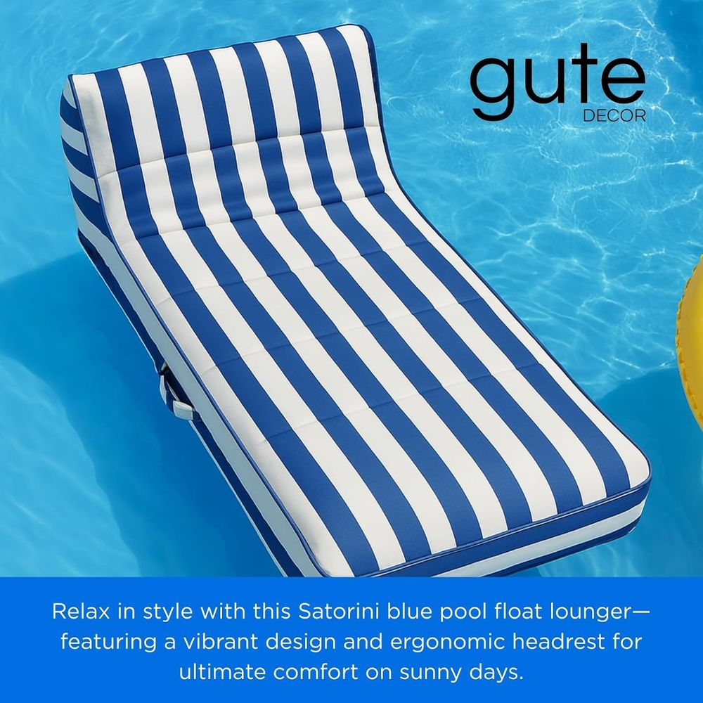 布張りのスタイリッシュなプール用フロートラウンジャー、大型フ - Kids Outdoor Lounger Chair のレビューと価格