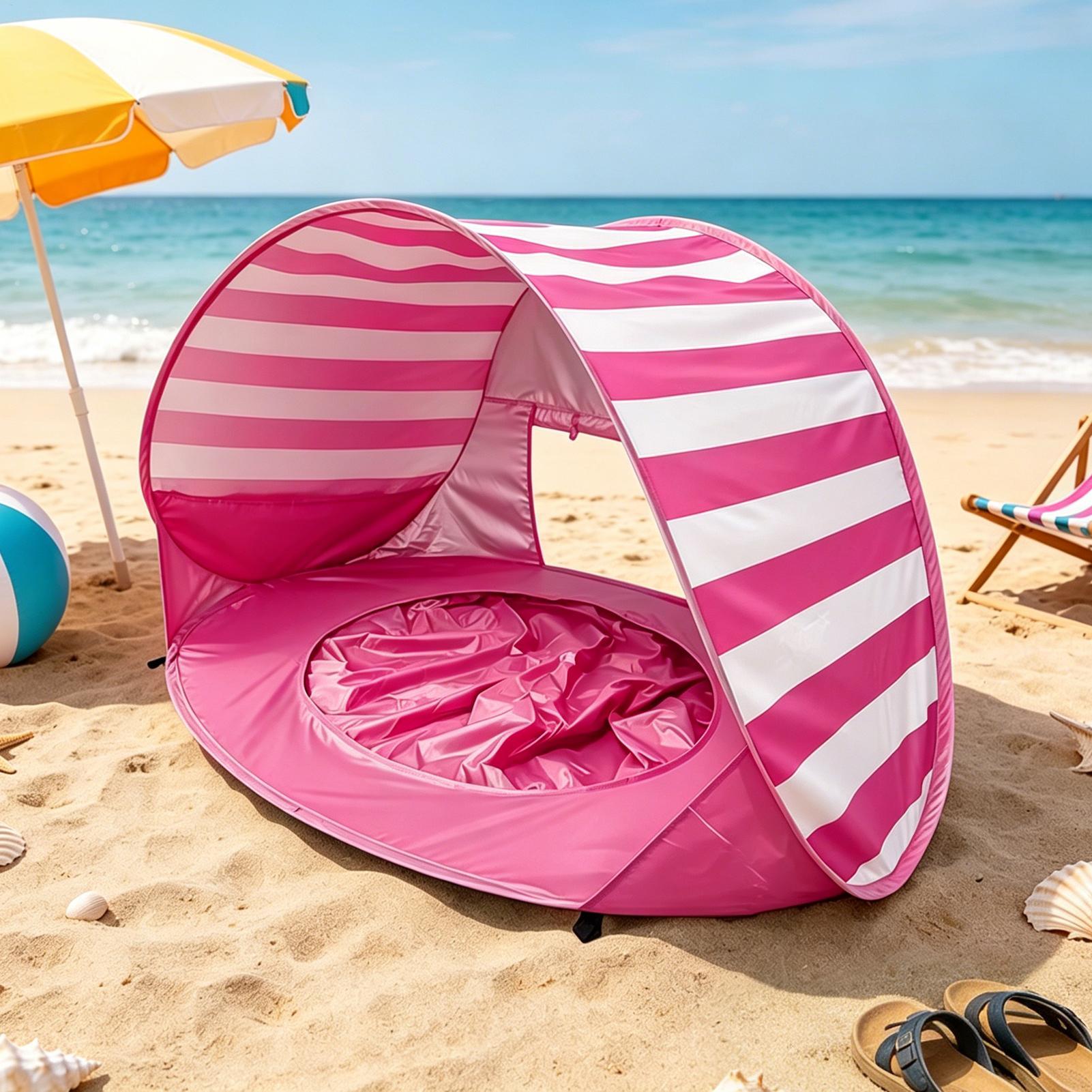 子供用ビーチテント UV保護機能付き 折りたたみ式 ミニプー - Kids Outdoor Tent のレビューと価格