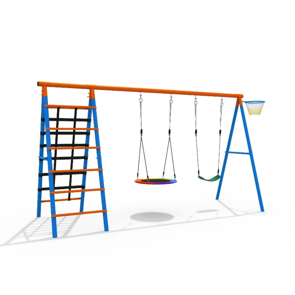 3in1子供用スイング・滑り台・クライミングセット、ハンギン - Kids Outdoor Swing Set With Slide のレビューと価格