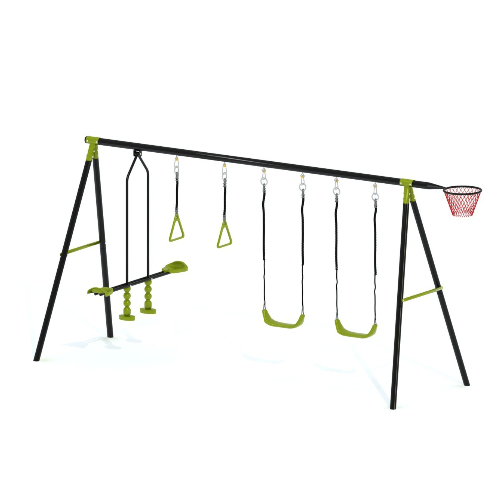 3in1子供用スイング・滑り台・クライミングセット、ハンギン - Kids Outdoor Swing Set With Slide のレビューと価格