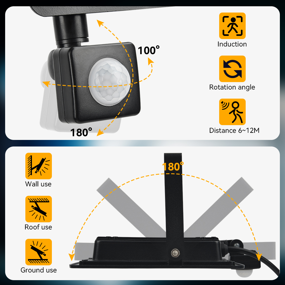PIRモーションセンサー付きLEDウォールライト,屋外ライト - Balance Beam Outdoor のレビューと価格