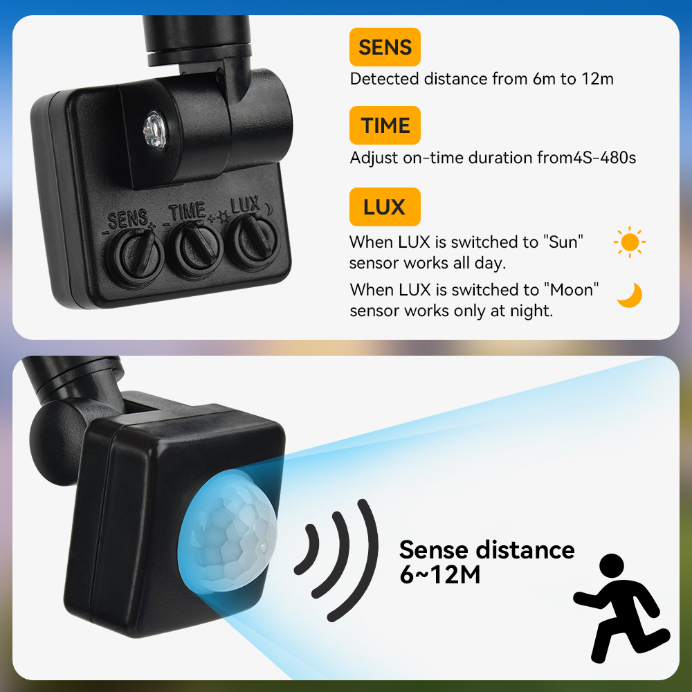 PIRモーションセンサー付きLEDウォールライト,屋外ライト - Balance Beam Outdoor のレビューと価格