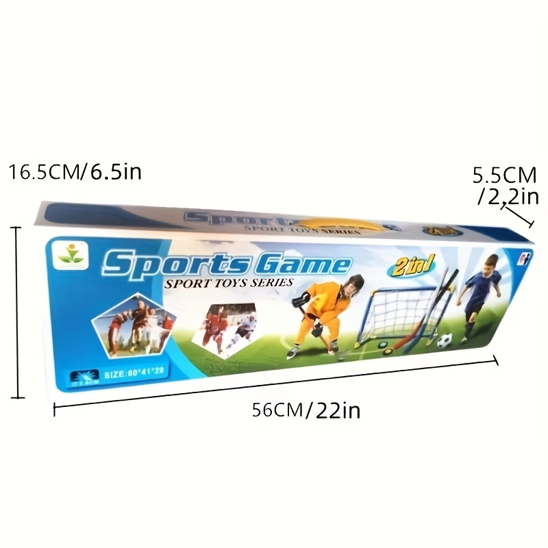 2in1キッズホッケー＆サッカーゴールセット、ミニ屋内外スポ - Kids Outdoor Hockey Sticks のレビューと価格