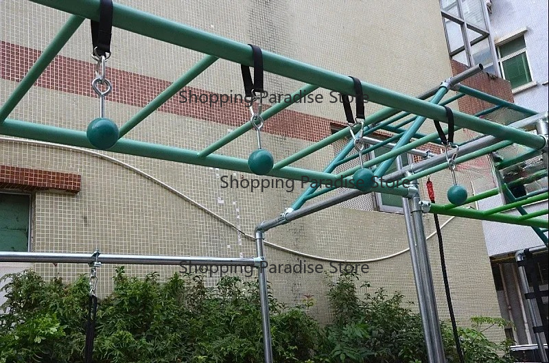 子供用裏庭忍者ウォリアー障害物コース屋外トレーニング器具セッ - Kids Outdoor Ninja Warrior Course のレビューと価格