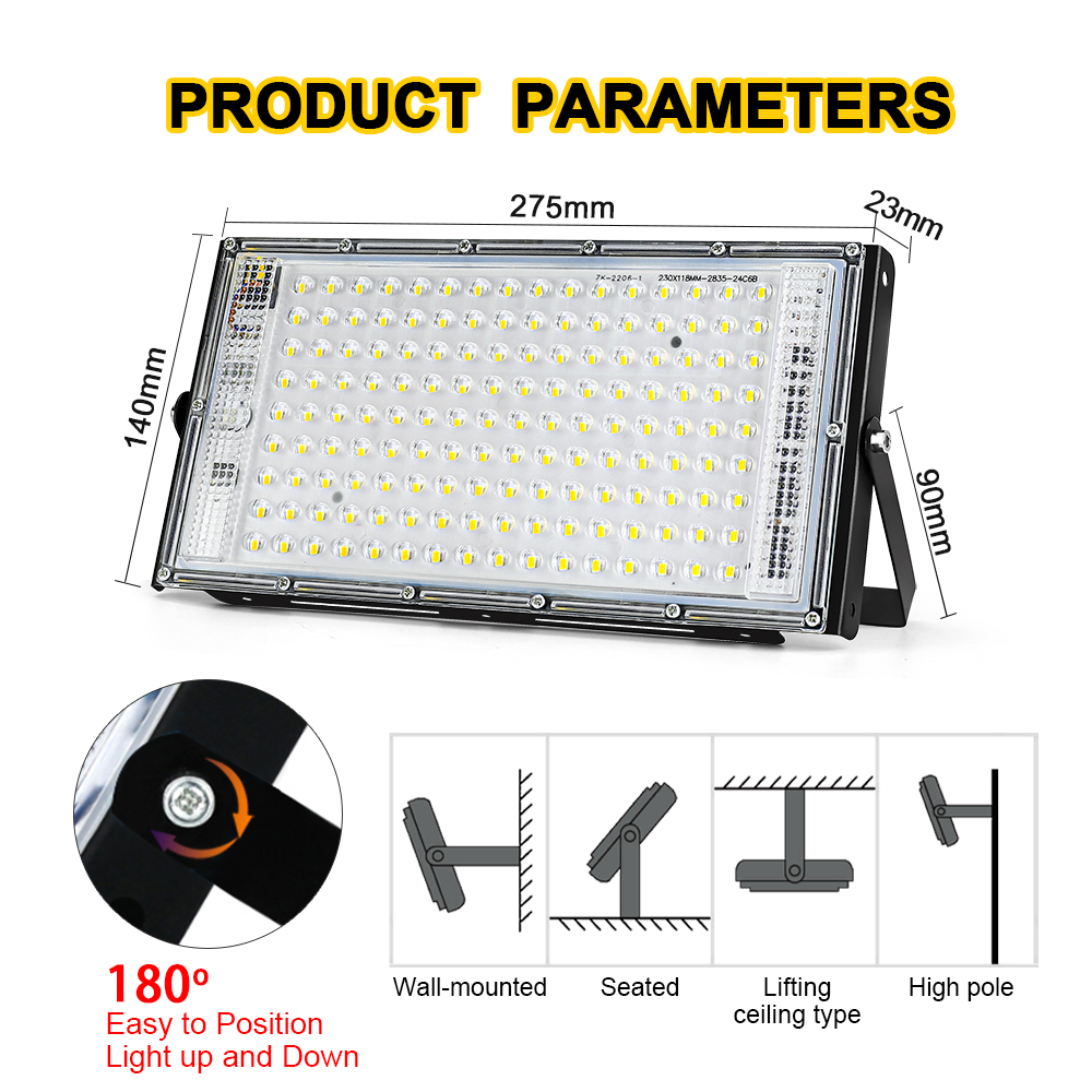 50 ワット 100 ワット 150 ワット Led フラッ - Balance Beam Outdoor のレビューと価格