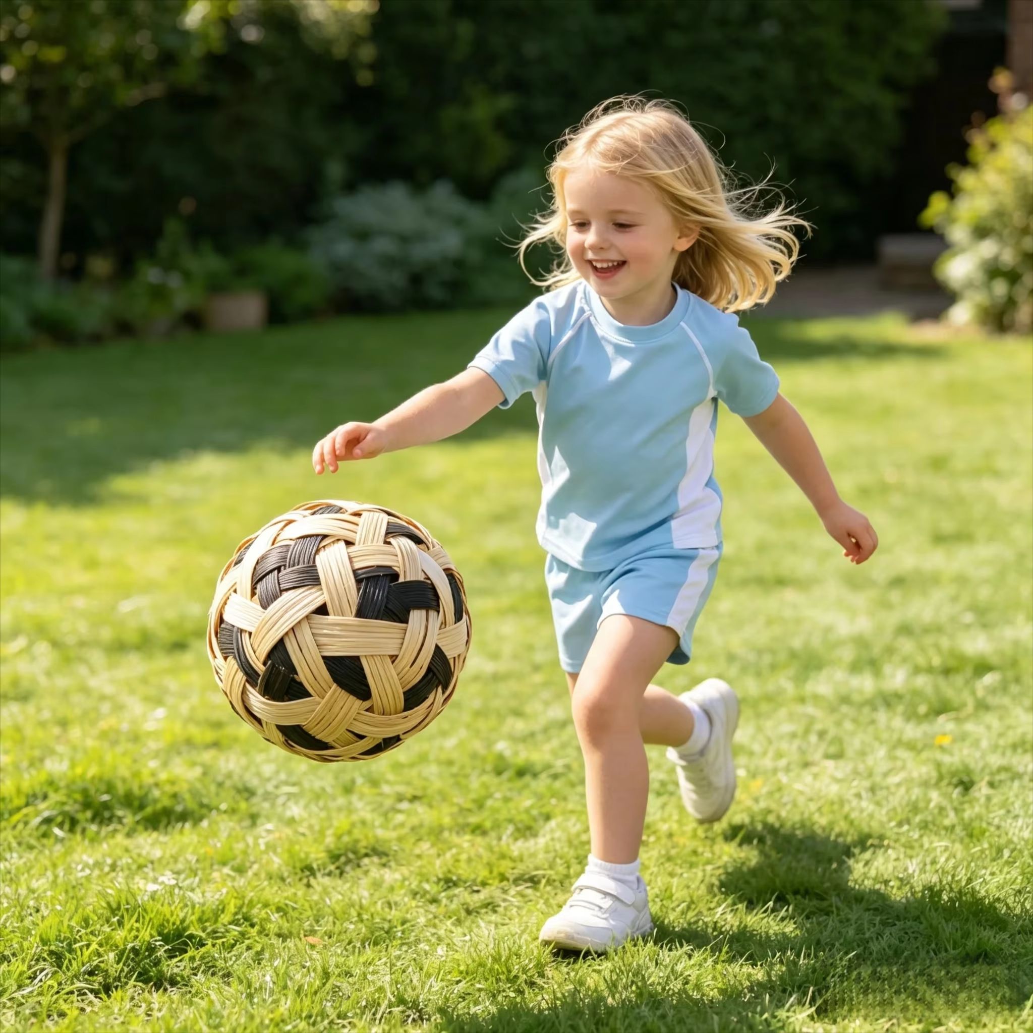子供用セパタクロー籐ボール手編み子供用キックバレーボール屋外 - Kids Outdoor Games のレビューと価格