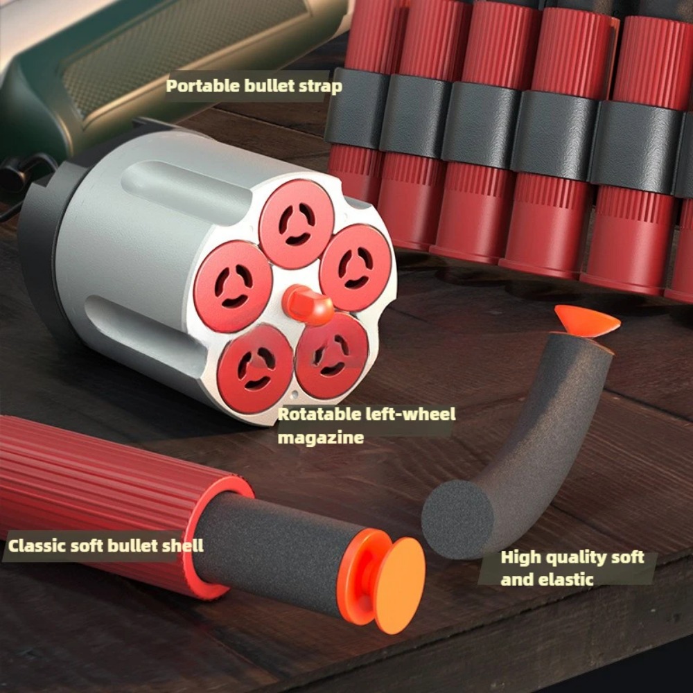 手動装填式リボルバーおもちゃの銃 子供用屋外CSショットガン - Kids Outdoor Xmas Gifts のレビューと価格