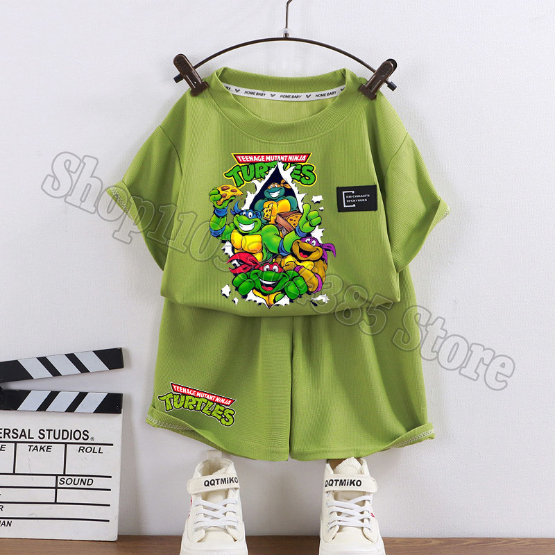 ティーンエイジ・ミュータント・ニンジャ・タートルズ Tシャツ - Kids Outdoor Ninja Set のレビューと価格