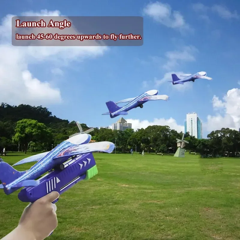 子供用フォーム飛行機おもちゃ銃,男の子用ランチャー,アウトド - Kids Outdoor Xmas Gifts のレビューと価格