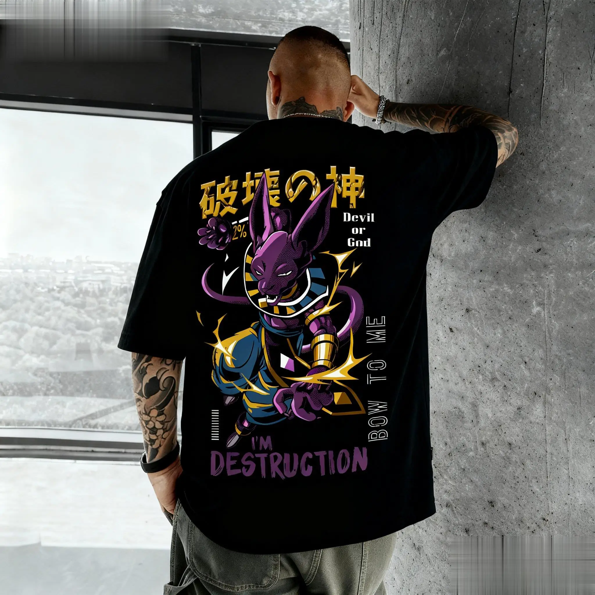 ドラゴンボールビルアニメグラフィック Tシャツ男性女性綿半袖 - Tee Ball Set のレビューと価格