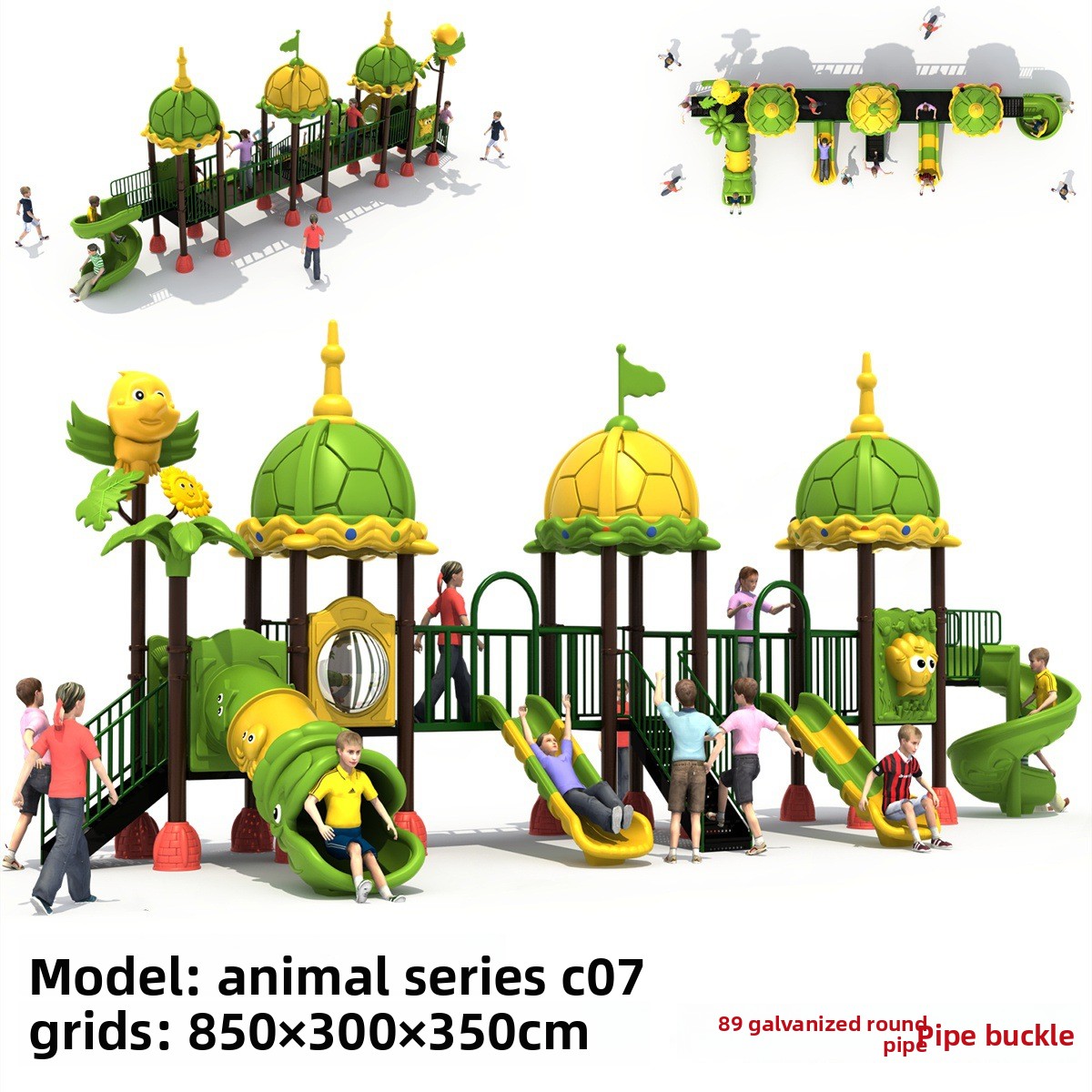 工場製業務用小型幼児向け屋外遊具滑り台セット、子供用幼稚園向 - Kids Outdoor Swing Set With Slide のレビューと価格