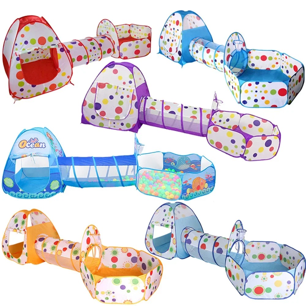 キッズボールプールベビープレイペンポータブルテントクロールト - Kids Outdoor Tent のレビューと価格