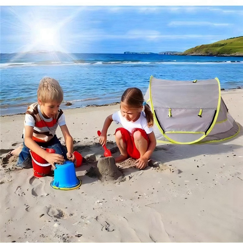 子供用屋外インスタントポップアップテント、通気性メッシュ付き - Kids Outdoor Tent のレビューと価格