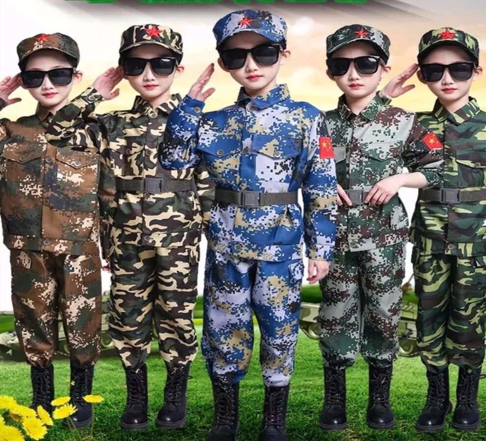 男の子女の子軍事訓練服子供戦闘戦術迷彩サマーキャンプパーティ - Kids Outdoor Ninja Warrior Course のレビューと価格