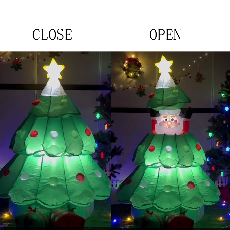 子供のための木の形をしたインフレータブルクリスマスの装飾,木 - Kids Outdoor Xmas Gifts のレビューと価格