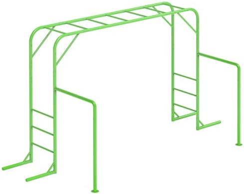 屋外用モンキーバーセット、クライミングバー、体操バー、裏庭用 - Kids Outdoor Monkey Bar Set のレビューと価格