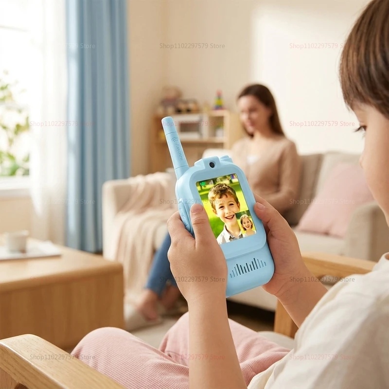 新しいキッズビデオトランシーバー 2 パック充電式インターホ - Kids Outdoor Clubhouse のレビューと価格