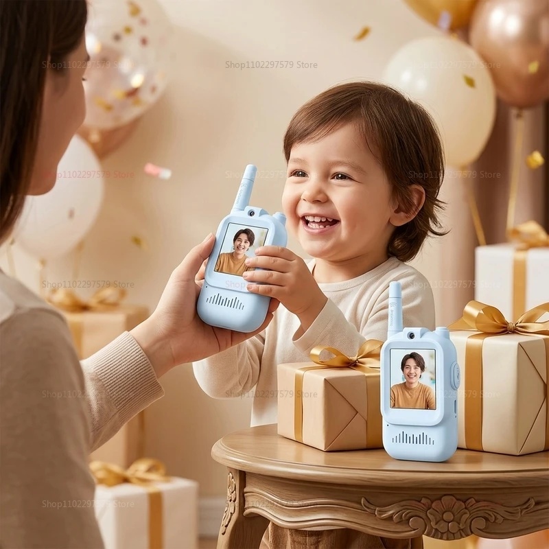新しいキッズビデオトランシーバー 2 パック充電式インターホ - Kids Outdoor Clubhouse のレビューと価格