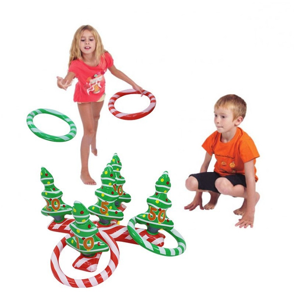 インフレータブルクリスマスツリー、リング付きのお祝いクリスマ - Kids Outdoor Xmas Gifts のレビューと価格