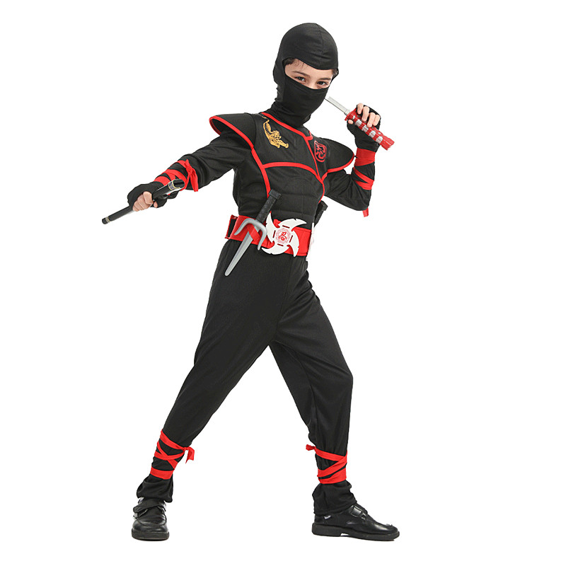 男の子忍者デラックスコスチューム子供用武器アクセサリー付き子 - Kids Outdoor Ninja Warrior Course のレビューと価格