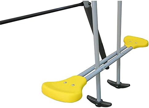 サンプレイグラウンド メタルA Fe キッズスイングセット  - Kids Outdoor Swing Set With Slide のレビューと価格