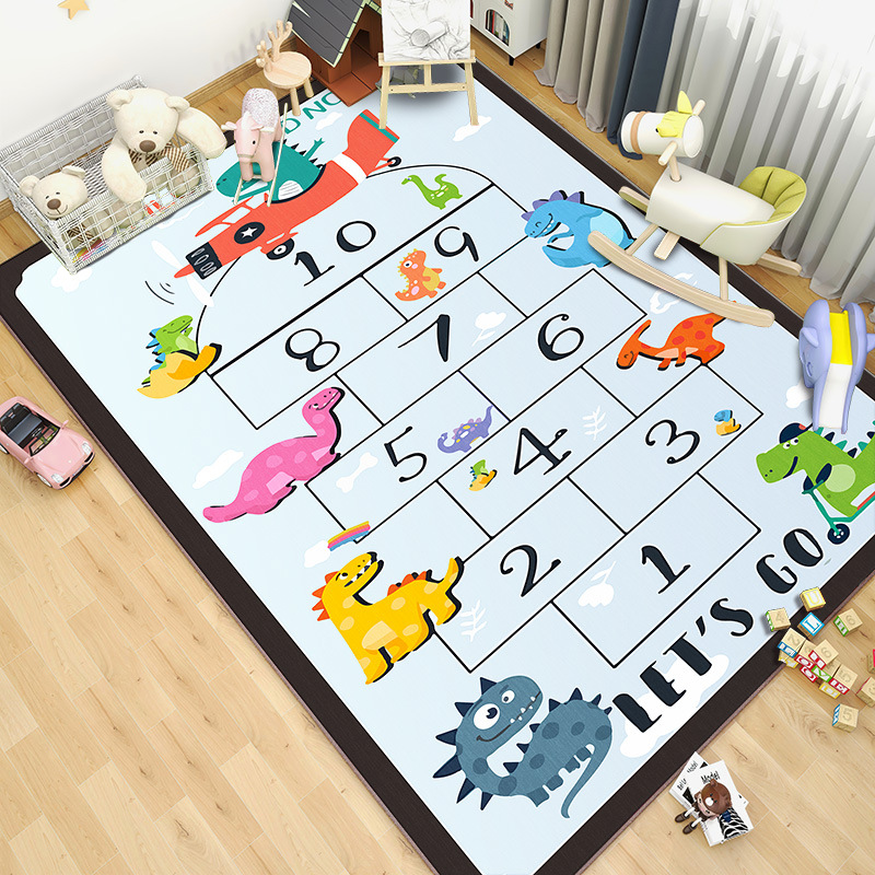 子供のためのピンクの漫画のプレイマット,リビングルームのカー - Kids Outdoor Play Table のレビューと価格