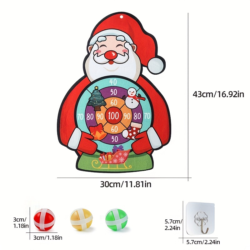 クリスマスゲームおもちゃギフト子供向けサンタクロースダーツボ - Kids Outdoor Xmas Gifts のレビューと価格
