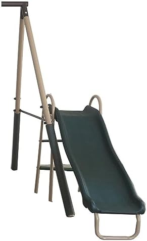 屋外遊び用子供用メタル製バックヤードプレイセット、スイングセ - Kids Outdoor Swing Set With Slide のレビューと価格