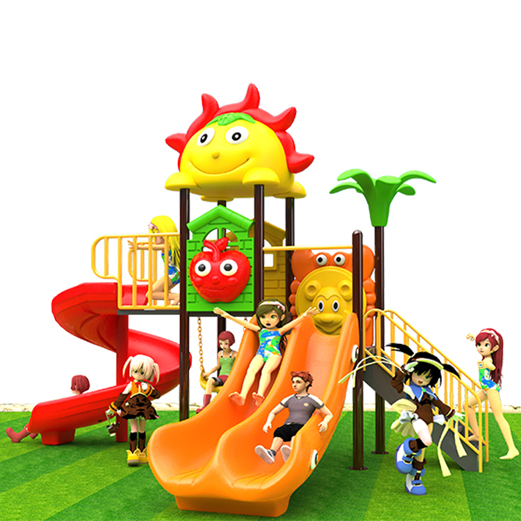 大型屋外遊具 子供用金属製プラスチック製滑り台 プレイハウス - Kids Outdoor Swing Set With Slide のレビューと価格