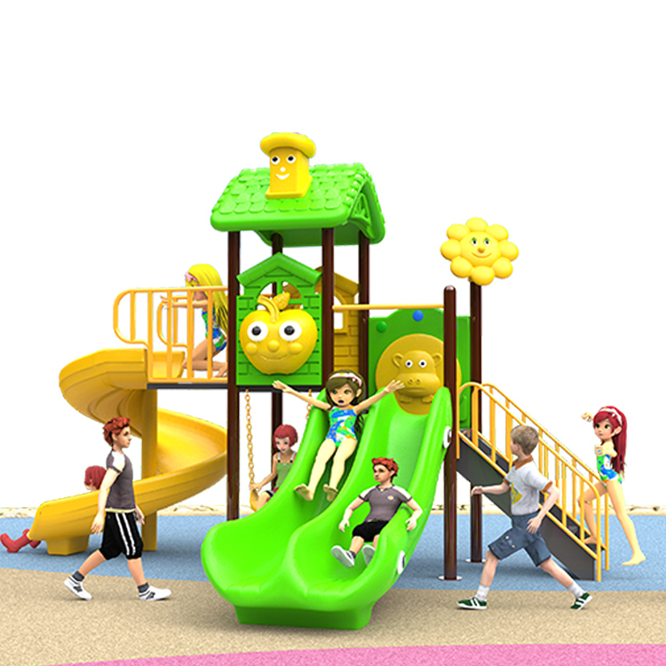 大型屋外遊具 子供用金属製プラスチック製滑り台 プレイハウス - Kids Outdoor Swing Set With Slide のレビューと価格