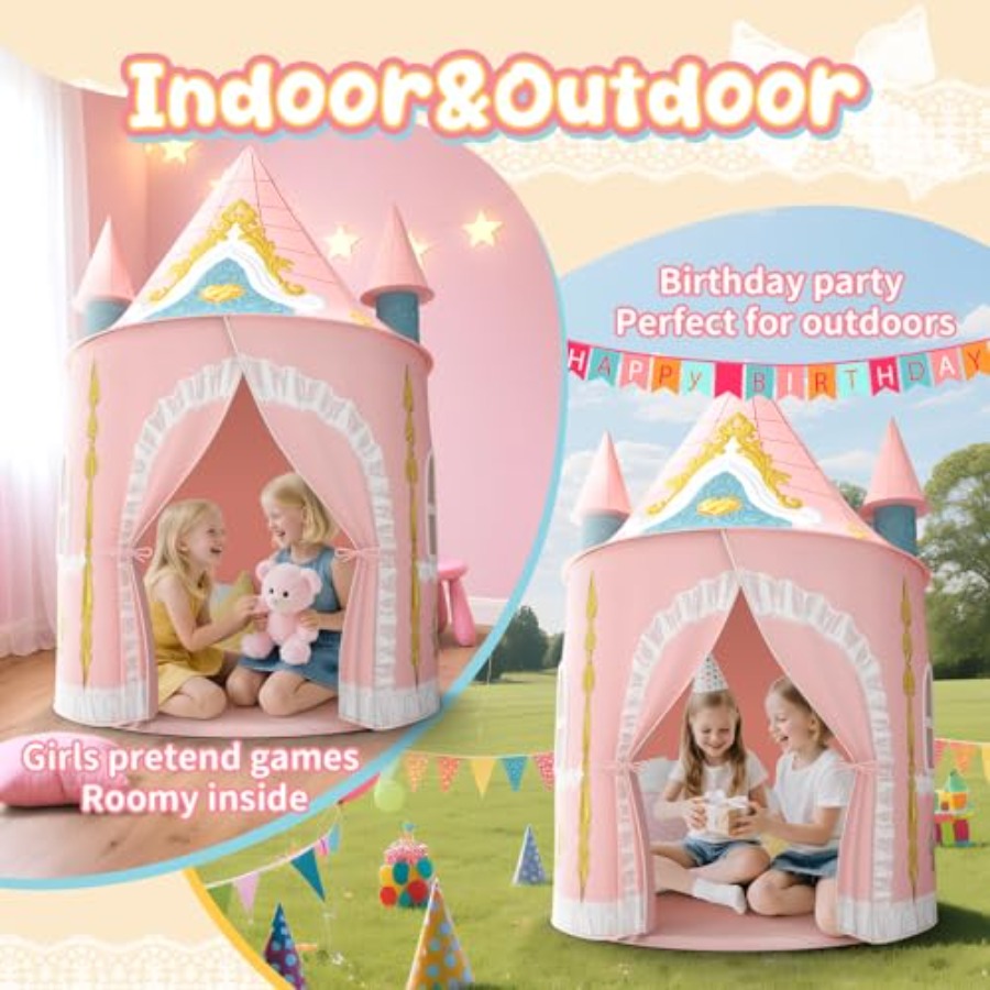 屋内外兼用キッズプレイテント（3～8歳向け）、ポリエステル生 - Kids Outdoor Tent のレビューと価格