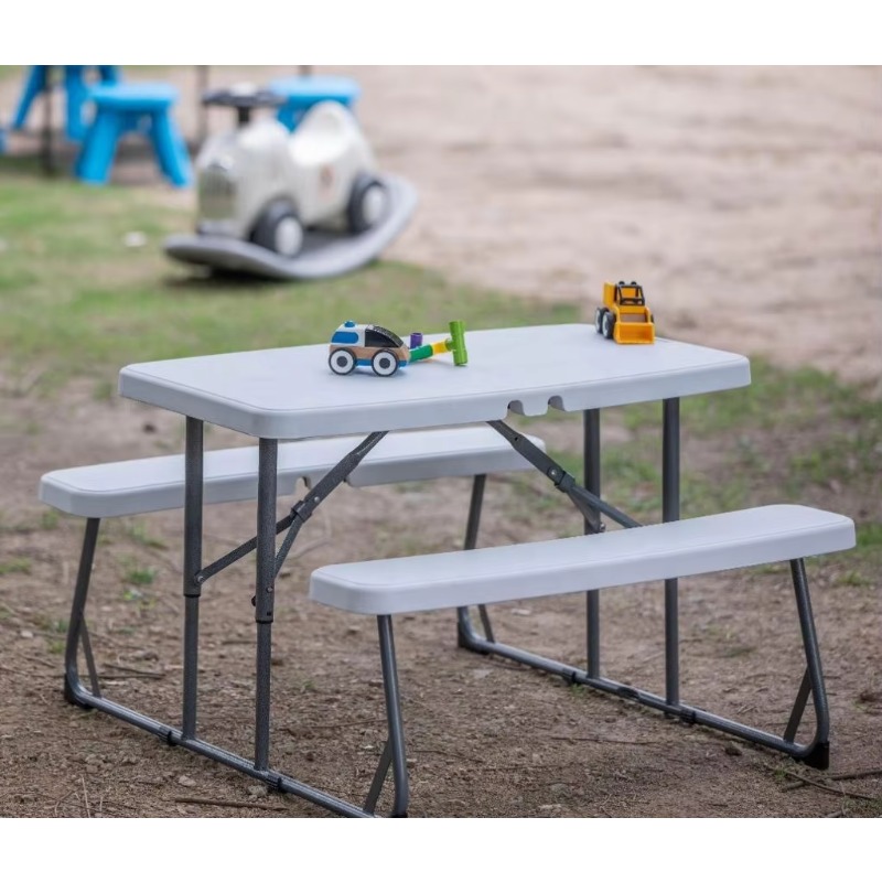 子供用折りたたみピクニックテーブル 屋外ガーデンキャンプ用折 - Kids Outdoor Bench Table のレビューと価格