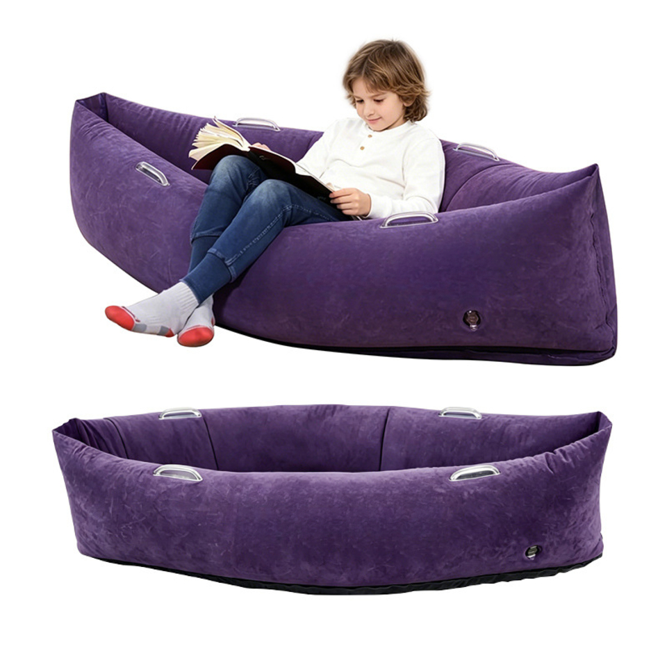 室内用ポータブルピーポッド子供用旅行ベッド、インフレータブル - Kids Outdoor Lounger Chair のレビューと価格