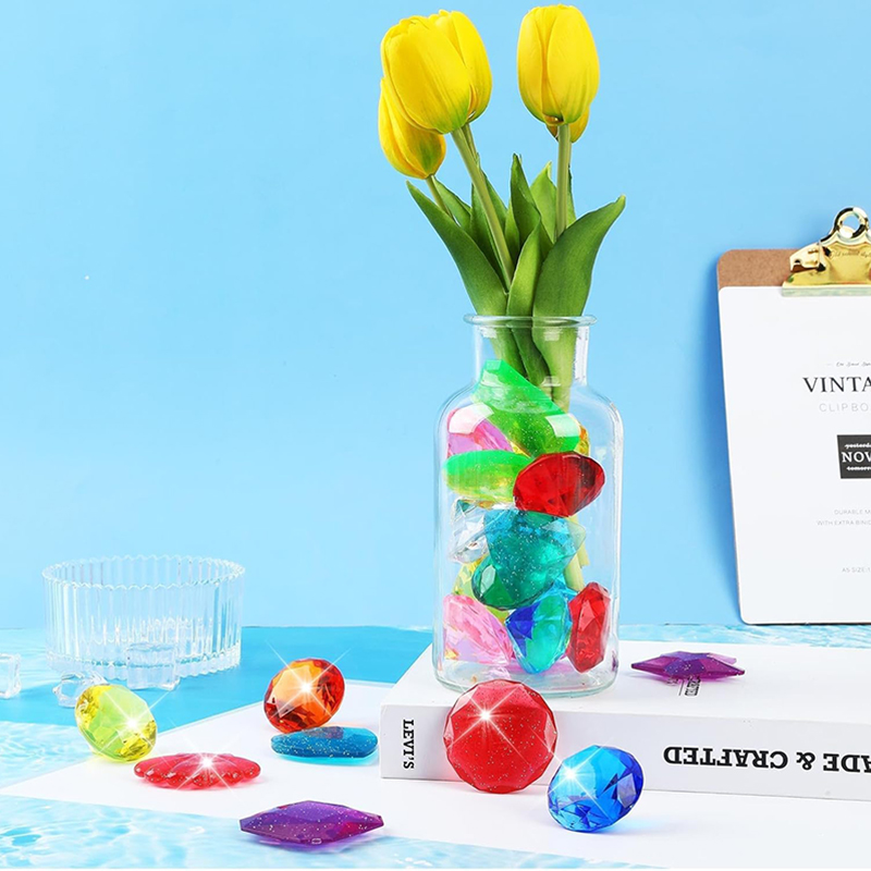 子供用カラープラスチック宝石おもちゃダイビングゲームプールア - Kids Outdoor Clubhouse のレビューと価格