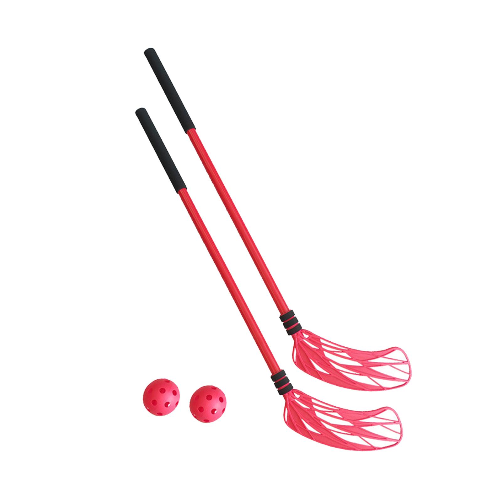 子供用ホッケーゲームスターターセット プラスチック製37.4 - Kids Outdoor Hockey Sticks のレビューと価格
