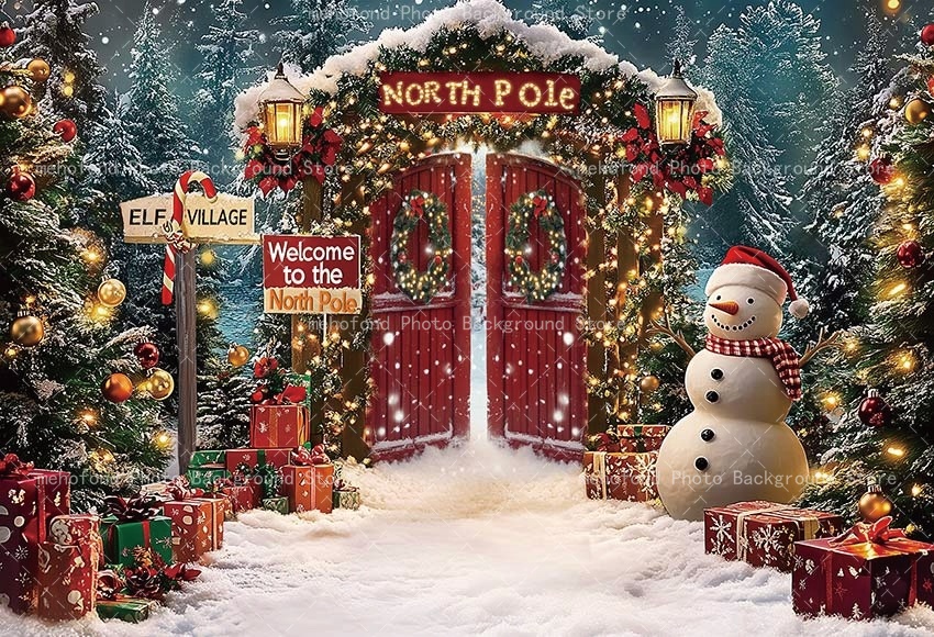 Mehofond 写真撮影の背景北極クリスマス冬屋外雪だるま - Kids Outdoor Xmas Gifts のレビューと価格