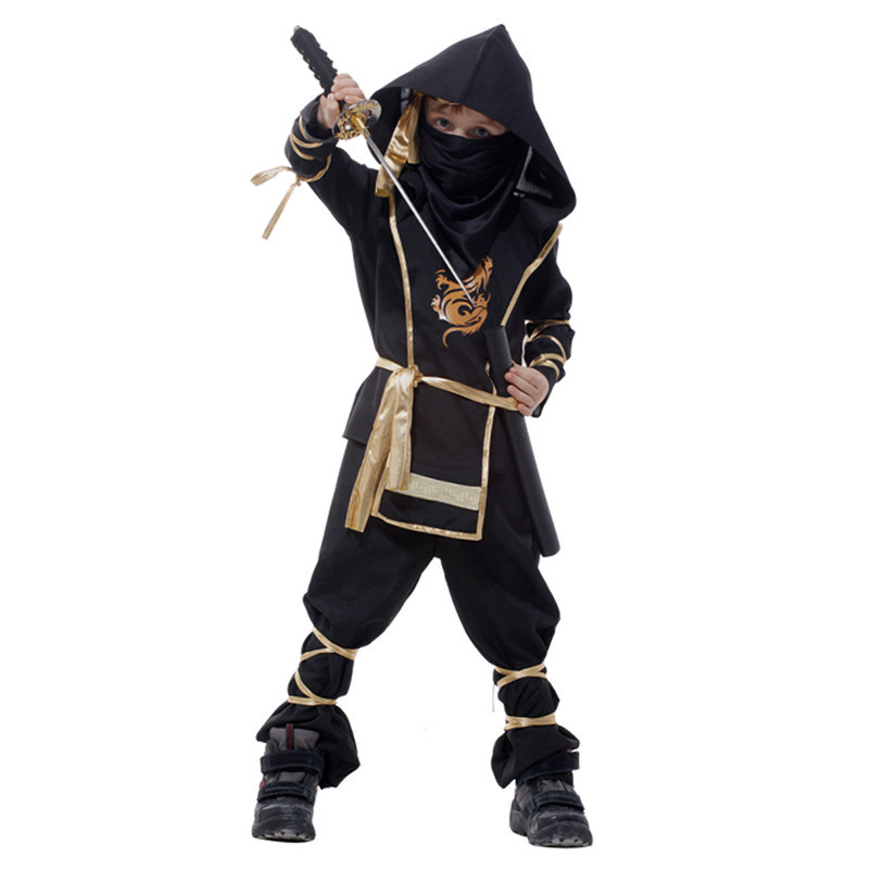 子供のための古代日本の衣装,ドラゴン忍者の衣装,戦士のコスプ - Kids Outdoor Ninja Warrior Course のレビューと価格