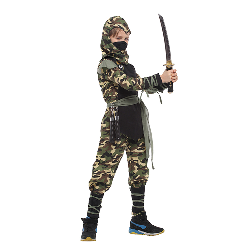 子供のための古代日本の衣装,ドラゴン忍者の衣装,戦士のコスプ - Kids Outdoor Ninja Warrior Course のレビューと価格